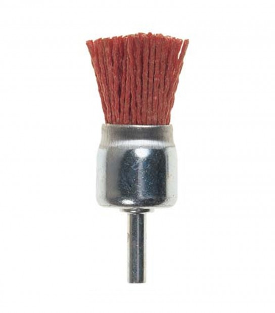 Spazzola Fibra A Pennello + Gambo Pg 497.45 Mm 25 Grana 80 G.Mm 6