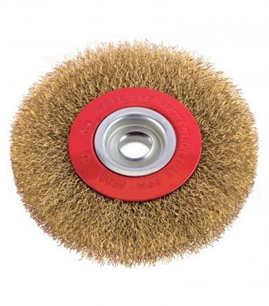 Spazzola Acciaio Circolare + Foro Pg 488.00 Mm 150 F.Mm 32/20/16