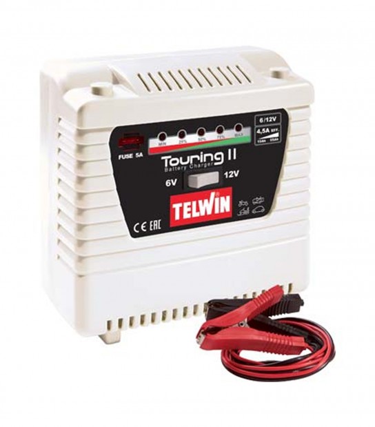 Caricabatteria Touring 11 Telwin Volt 6/12 Ah 15-25/30-55