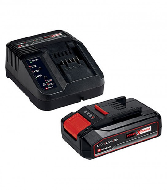 Kit Energia Litio X-Change Einhell Volt 18 Ah 2,5 + Caricabatteria