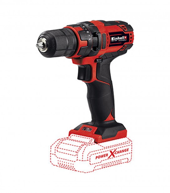 Trapano Avvit Batteria Te-Cd18-Li Einhell Volt 18 X-Change Solo Corpo Macchina