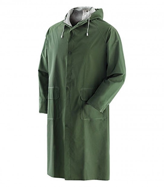 Cappotto Impermeabile Pvc Pluvio Verde L