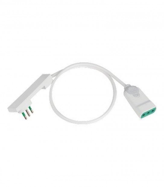 Prolunga Lineare Clock Fme Bianco 2P+T 10A N°Xmmq 3X0,75 Mt 1,0