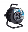 Avvolgicavo Bricolage 49027 Electraline 2P+T 16A Bipasso Schuko X4 N°Xmmq 3X1,5 Mt 25