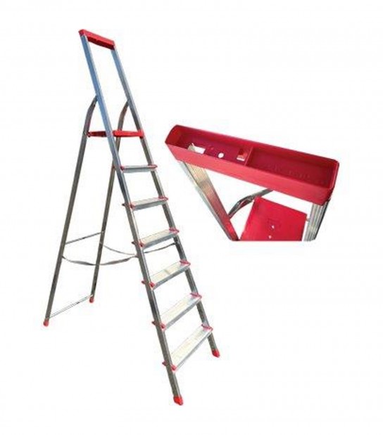 Scala Libretto Domina Plus En 131 Sicos Alluminio/Polipropilene Gradini 3 H.Cm 66