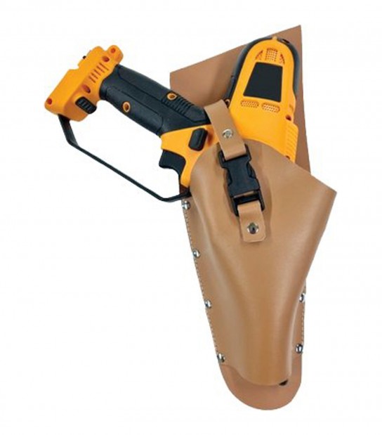 Fodero Mini Sega Batteria Cuoio Cm 15X40