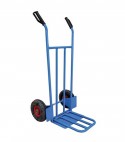 Bravetta Carrello Portacasse + Sponda Hand Pneum. Mm 255X75 D.Metallo F.Mm 20 Cm 119X47