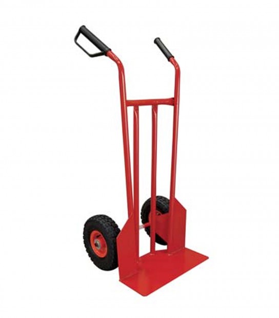 Bravetta Carrello Portasacco Forte Hand Pneum. Mm 255X75 D.Metallo F.Mm 20 Cm 109X47