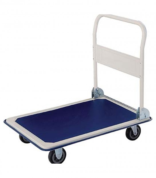 Carrello + Piattaforma Effe Ruote Piene Cm 61X91 H.Cm 82 Max Kg 300