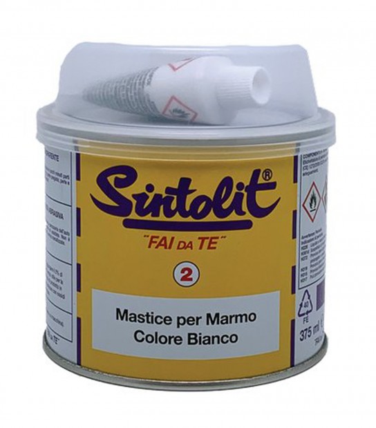 Stucco Marmo Fai Da Te Sintolit Bianco Ml 375
