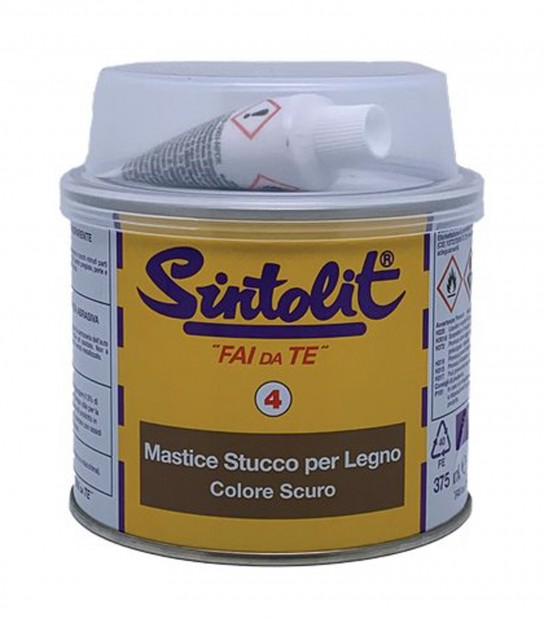 Stucco Legno Fai Da Te Sintolit Scuro Gr 375