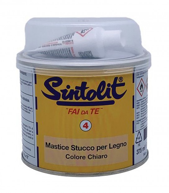 Stucco Legno Fai Da Te Sintolit Chiaro Gr 375