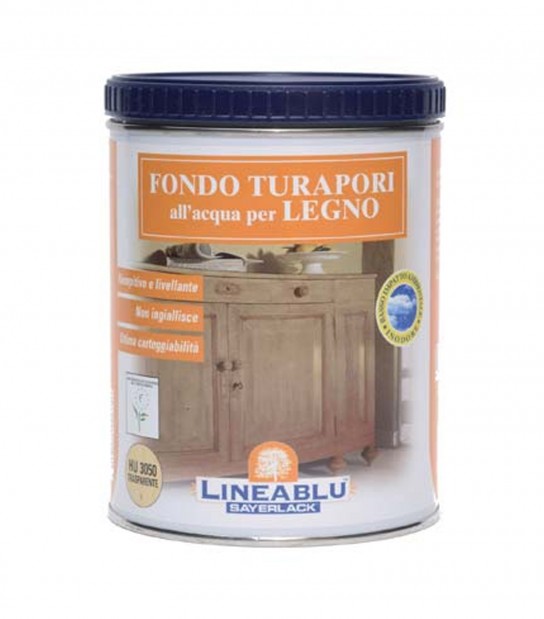 Fondo Turapori Acqua Hu3050 Sayerlack Trasparente Ml 750
