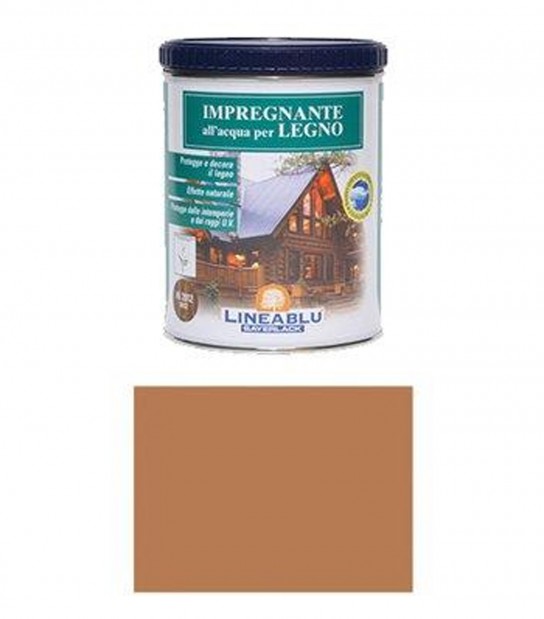 Impregnante Acqua Lineablu Sayerlack Hi2011 Castagno/Noce Chiaro Lt 2,5