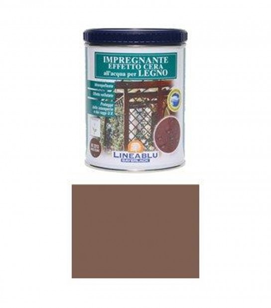 Impregnante Ceroso Acqua Lineablu Sayerlack Hi2213 Noce Scuro Ml 750