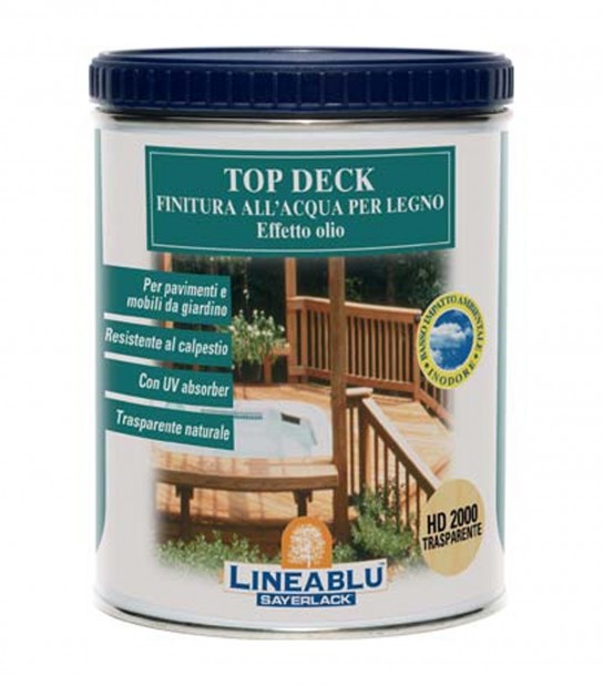 Finitura Acqua Effetto Olio Lineablu Sayerlack Hd2000 Trasparente Ml 750