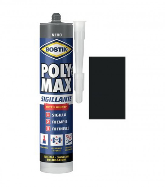 Bostik Polymax Sigillante Nero Ml 280