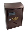 Cassetta Posta Tradizione Deluxe Acciaio Vern Nero/Rame Mm 210X70 H.Mm 300
