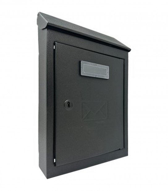 Cassetta Posta Tradizione Egizia Mini Acciaio Vern Nero Mm 175X50 H.Mm 260
