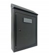Cassetta Posta Tradizione Egizia Mini Acciaio Vern Nero Mm 175X50 H.Mm 260