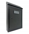 Cassetta Posta Tradizione Egizia Maxi Acciaio Vern Nero Mm 200X60 H.Mm 300