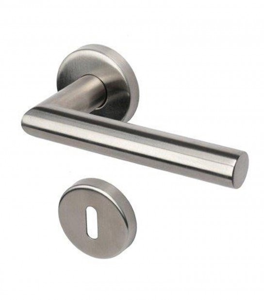 Maniglia Novanta Rosetta Foro Patent Cottali Acciaio Inox Satinato