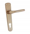 Maniglia Gabry Placca Foro Sagomato Alluminio Bronzato Placca Q8 I.Mm 90