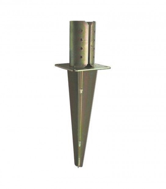 Supporto Gazebo Tondo A Conficcare 956 Zincato Giallo S.Mm 4,0 Mm 100
