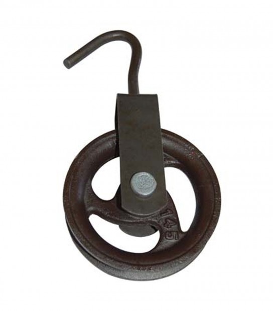 Carrucola Ghisa Gancio Ferro D.Mm 180
