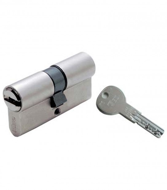 Cilindro Sagomato R6 Plus Iseo Ott.Crom.Satin Chiavi 5 Mm 60 30+30