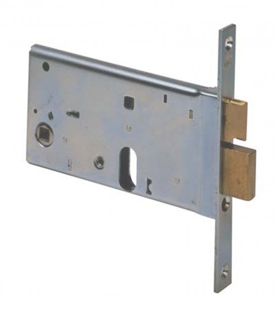 Serratura Metallo Infilare 44460 Cisa B.Q Zinc F.Mm 16 F.Ovale M2+Scr H.Mm 77 E.Mm 80