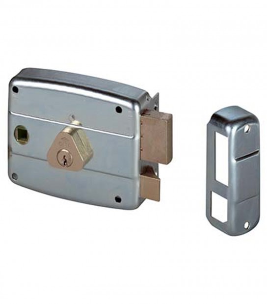 Serratura Legno Applicare 50571 Cisa C.Tondo Fisso M2+Q8 E.Mm 60 Sx