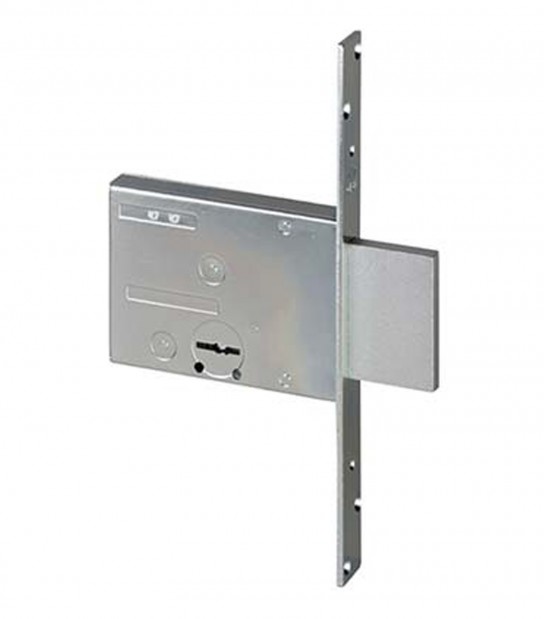 Serratura Metallo Infilare 57013 Cisa B.Q Zinc F.Mm 25 Dm M4 H.Mm 82 E.Mm 52