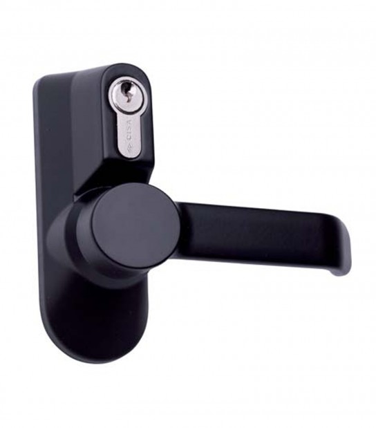 Maniglia Antipanico Esterna 07078.38 Cisa + Cilindro Vern Nera