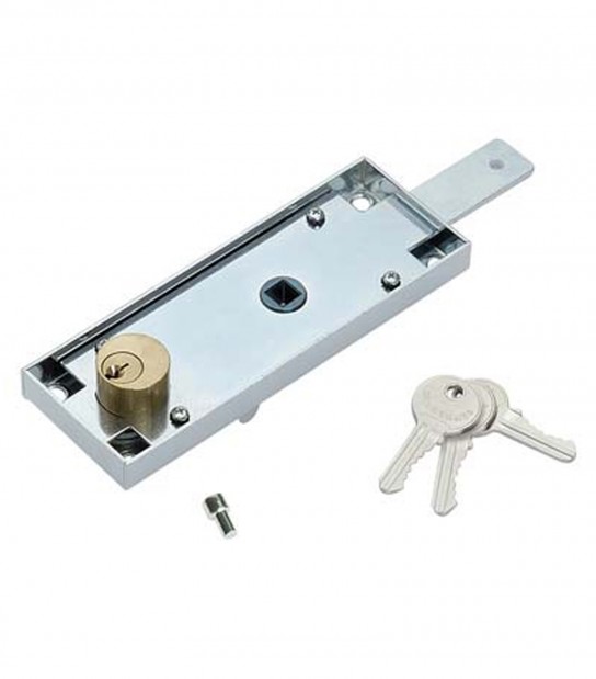 Serratura Basculante Applicare 2290 Securemme C.Tondo Fisso+Q8 I.Mm 67 C.Dritto