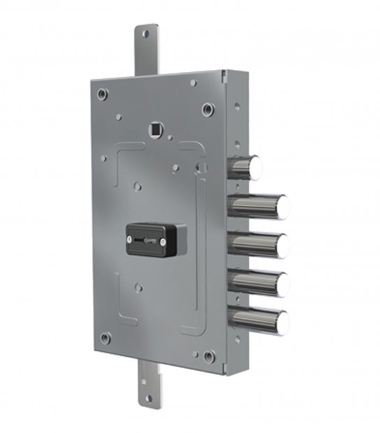 Serratura Metallo Applicare 2655 Cr Dm M4 Tripl+Scr Ip.Mm 28 E.Mm 68 Dx/Sx