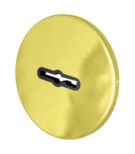 Mostrina Tonda Doppia Mappa 30 Cr Ottone Mm 60