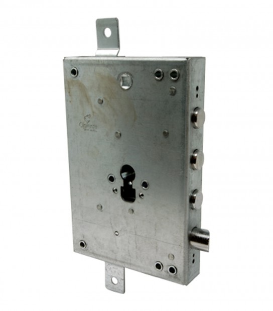 Serratura Metallo Applicare 50137 Cipierre F.Sagom M2 Tripl+Scr Ip.Mm 37 E.Mm 63 Dx/Sx