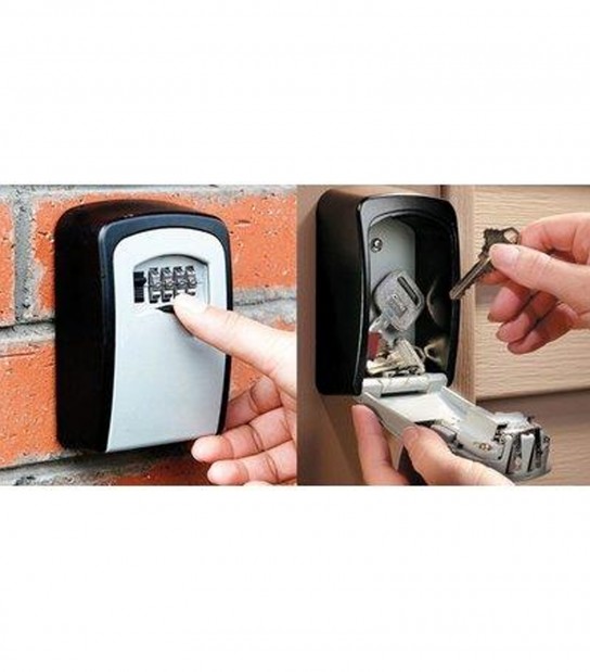 Cassetta Portachiavi A Combinazione Keybox Stark Acciaio Solido Cm 10X3,5 H.Cm 12