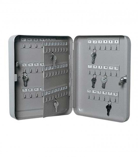 Cassetta Portachiavi Acciaio Verniciato Chiavi 2 Cm 24X30X7 Chiavi 48