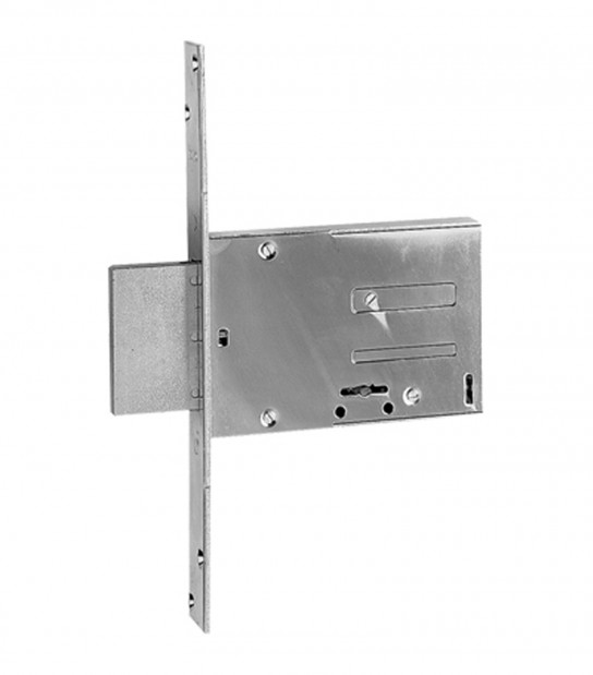 Serratura Metallo Infilare 661 Iseo B.Q Zinc F.Mm 25 Dm M4 H.Mm 82 E.Mm 70