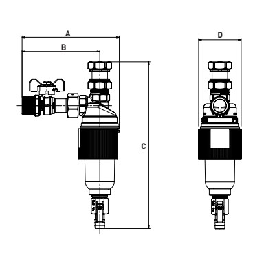 Defangatore filtro magnetico per caldaia a condensazione