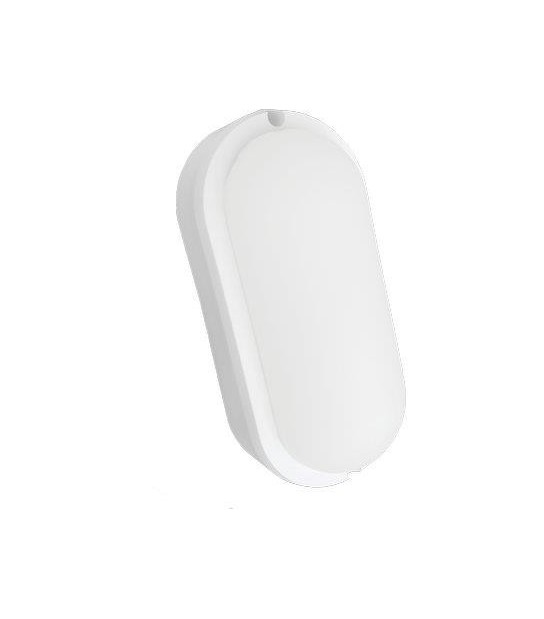 Century Plafoniera Led Eco Easy Ovale Century Bianca Volt 230 W 18 Nat Ln 1055 Ip64