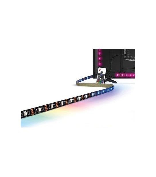 Century Striscia Led Adesiva Kit-Tv Century 43-55" Usb Volt 5 W 3,0 Rgb Mt 2 + Telecomando