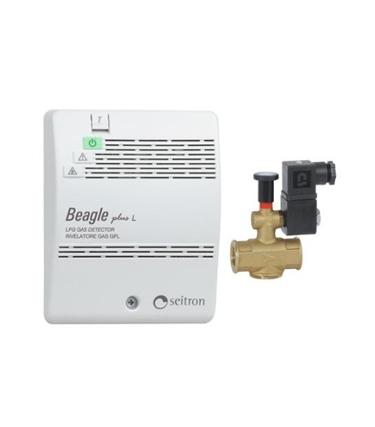 Kit rilevatore fughe gas metano BEAGLE 230V NA