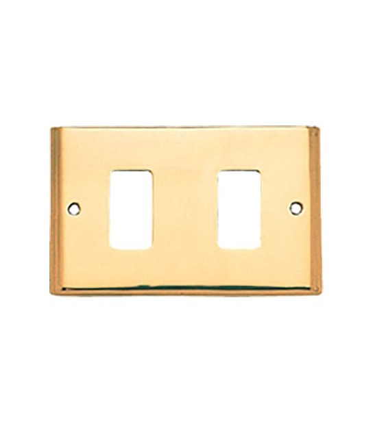 Cottali Placca Coprifrutti Cottali Ottone Posti 2 Mm 125X74 Magic/Venus