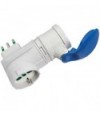 Fanton Adattatore 16A-Presa Blu+16A Bipasso+Schuko Fme 2P+T 16A Ip44