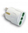 Fanton Adattatore Schuko-16A Bipasso Fme Bianco 2P+T