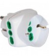 Fanton Adattatore Triplo Schuko-16A+Schuko Fme Bianco 2P+T