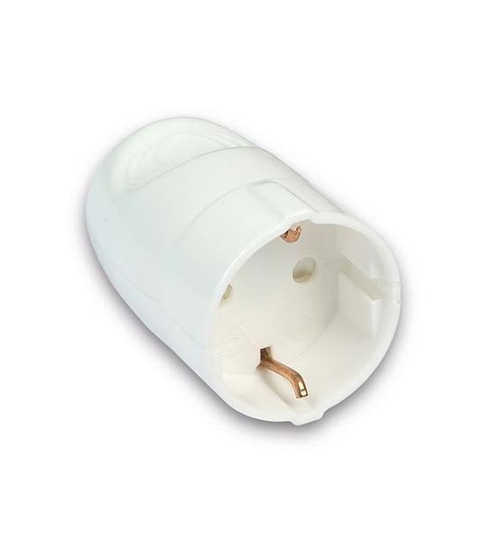 Fanton Presa Mobile Schuko Garanti Bianco 2P+T 16A